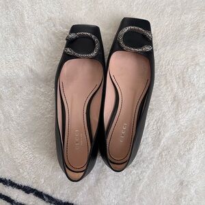 GUCCI | Black ballerina flats Dionysus